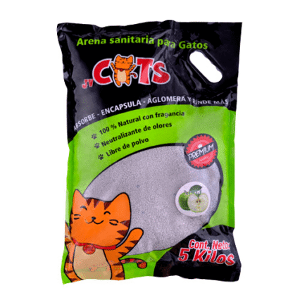 Arena JVCats Aroma Manzana 5 Kilos